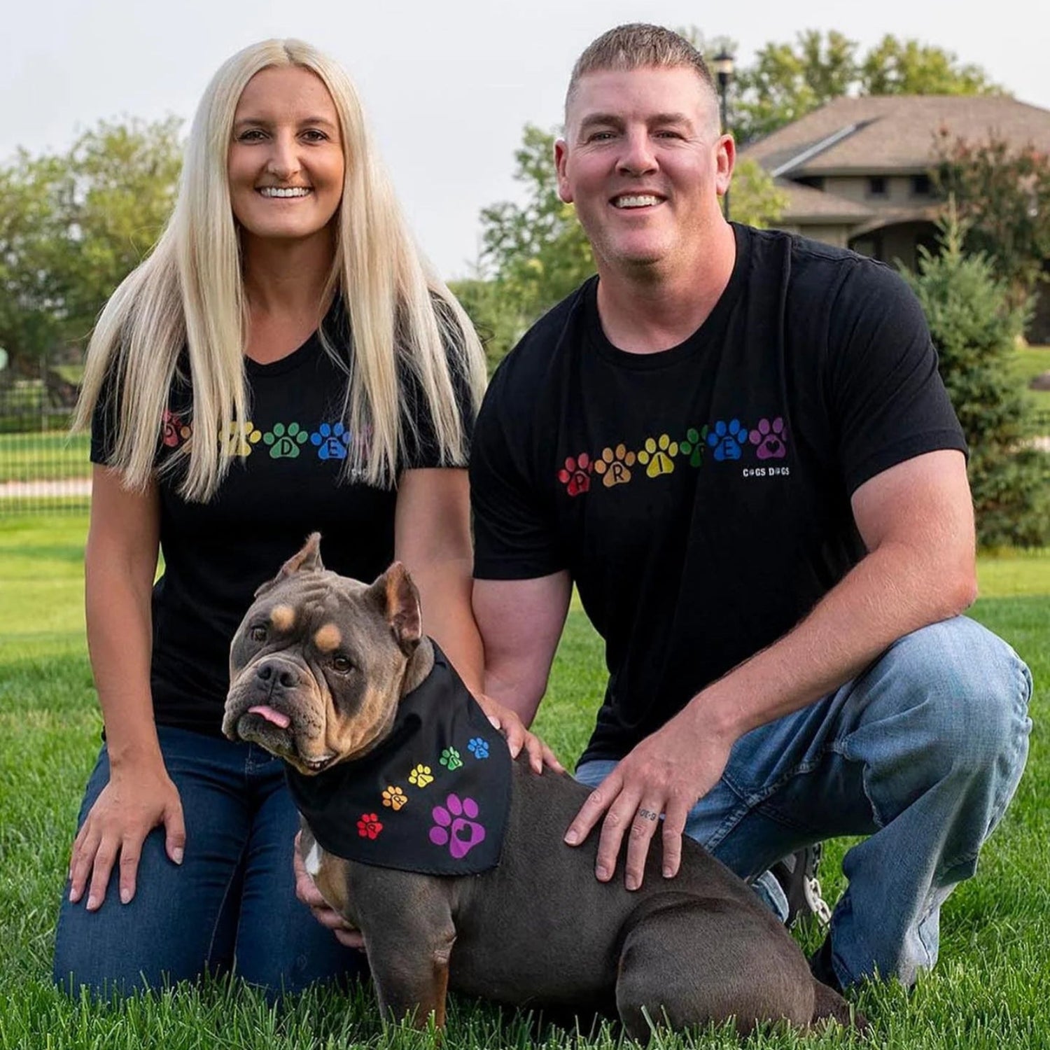 Pride Rainbow Dog Bandana