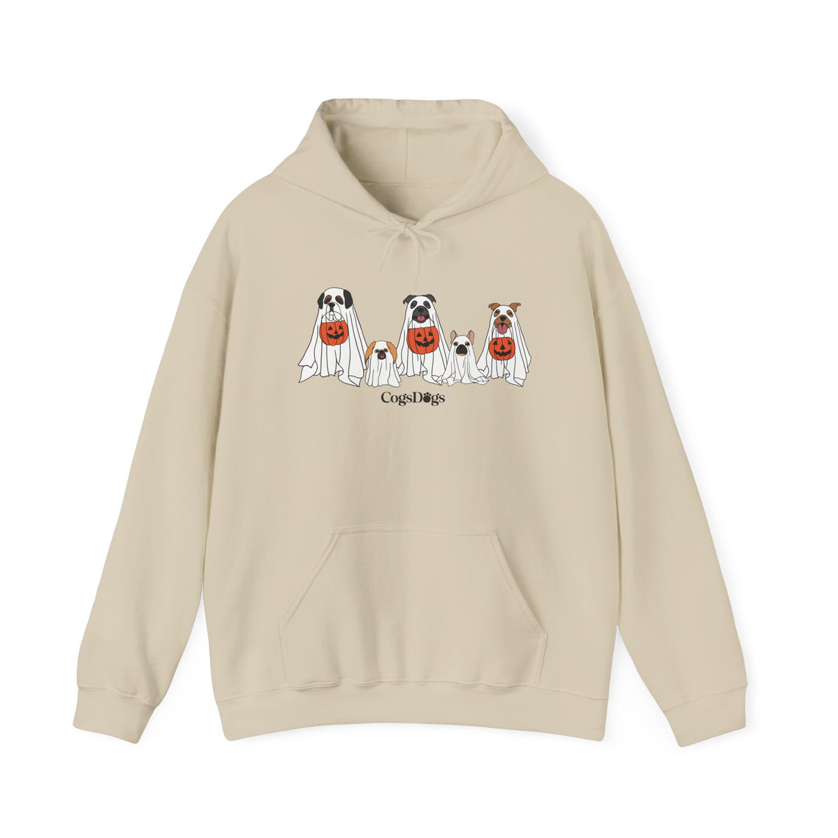 Halloween Dog Ghosts Hoodie