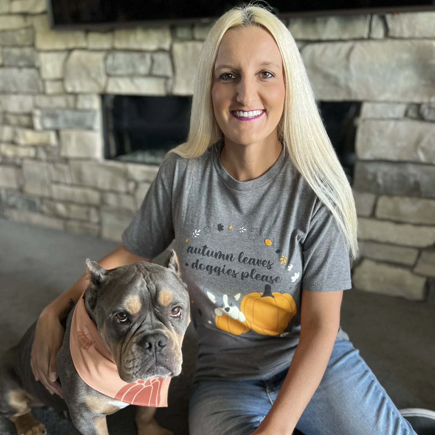 Autumn Leaves Doggies Please T-Shirt