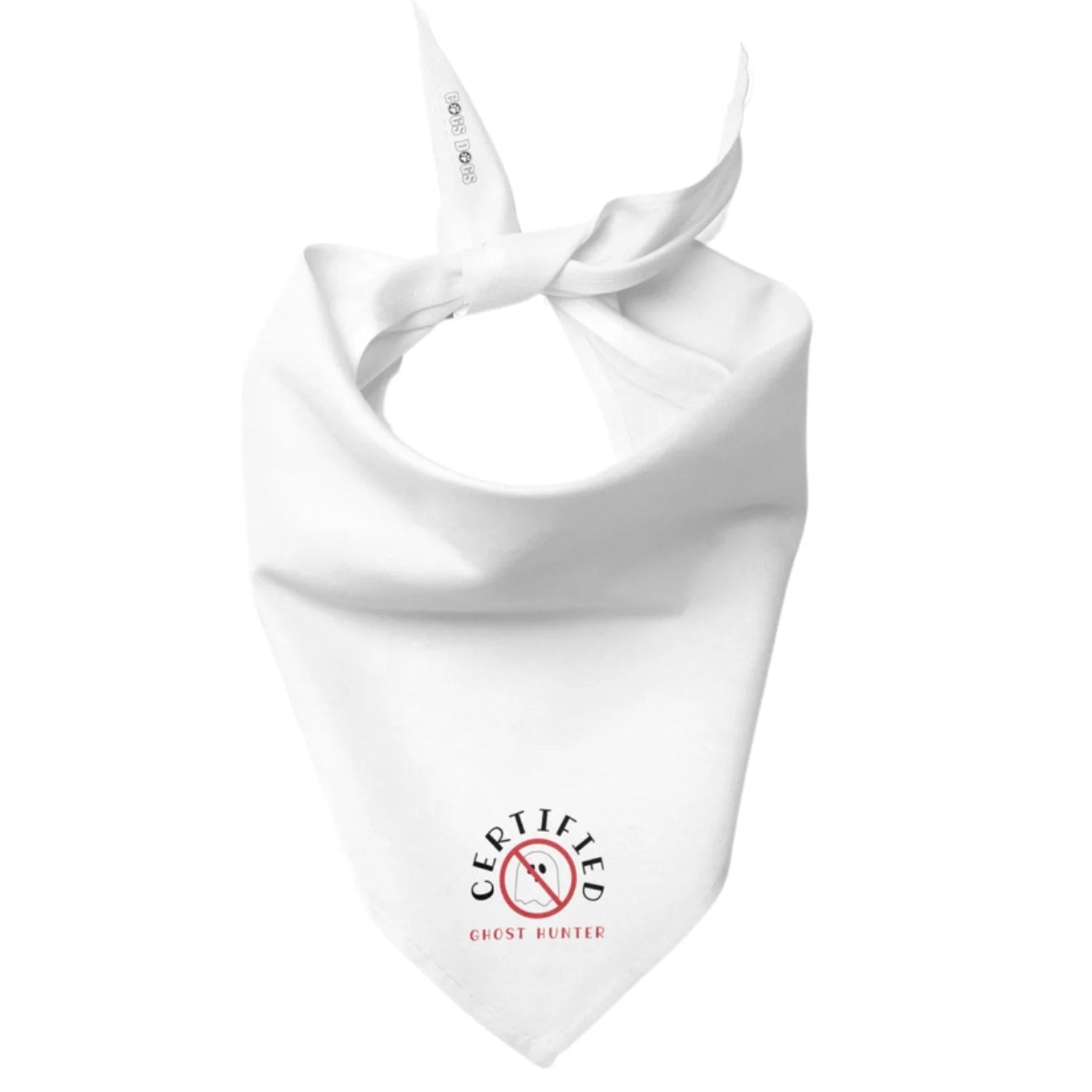 Certified Ghost Hunter Halloween Dog Bandana