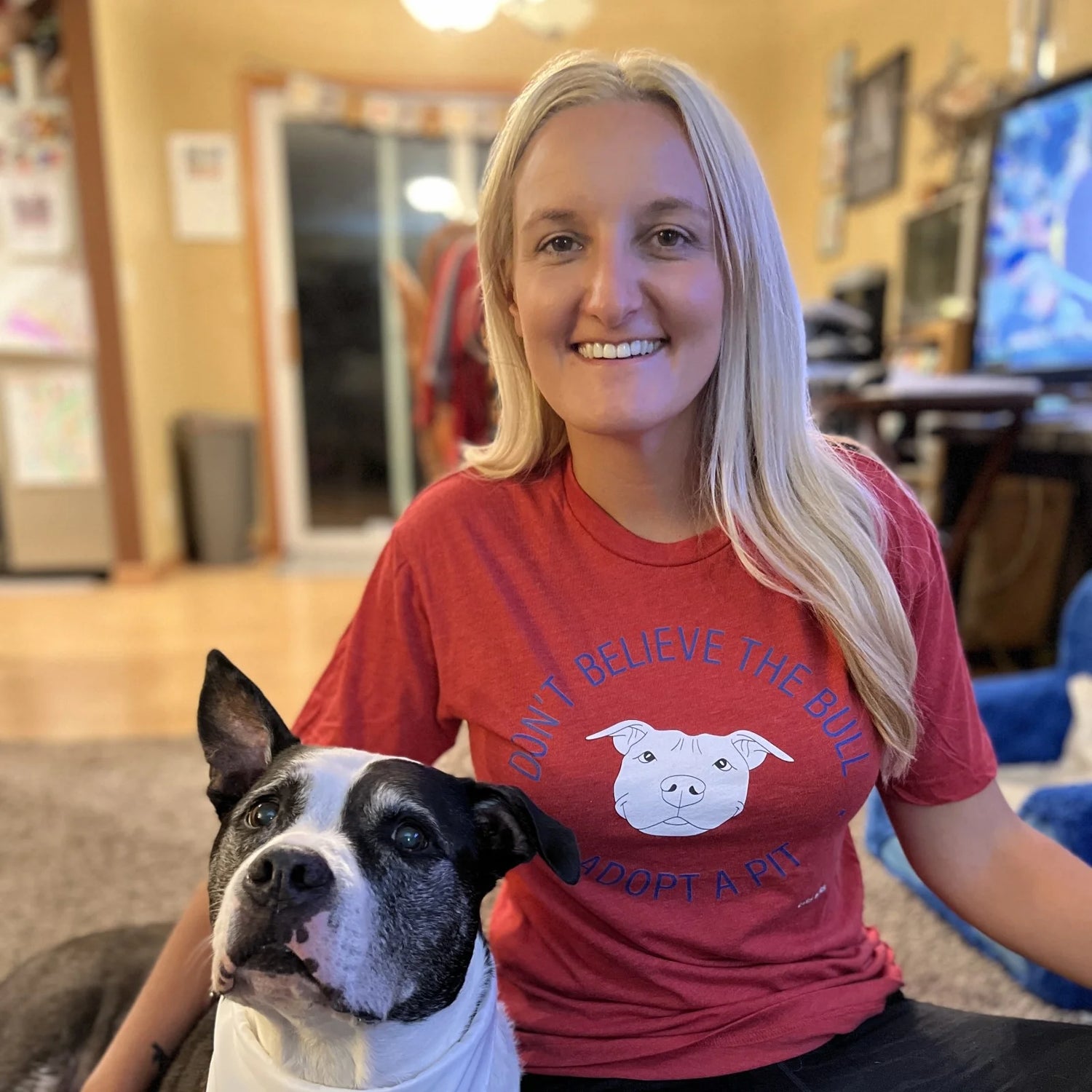 Don't Believe the Bull Adopt a Pit T-Shirt