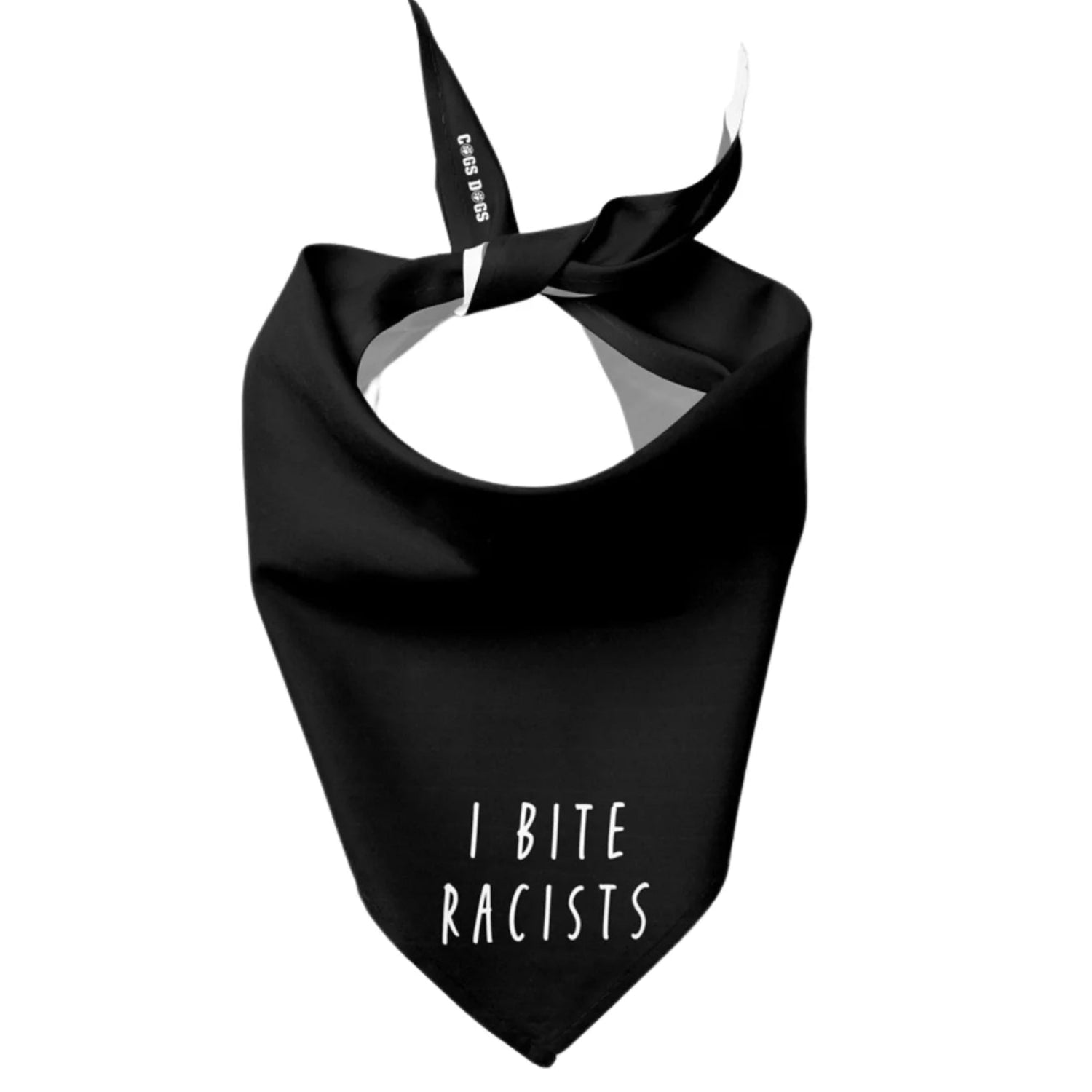 I Bite Racists Dog Bandana