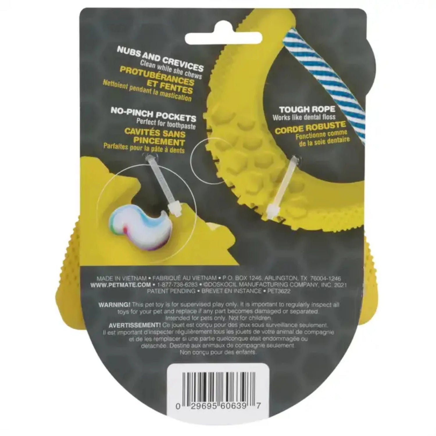 JW Banana Chew-ee Dental Dog Toy