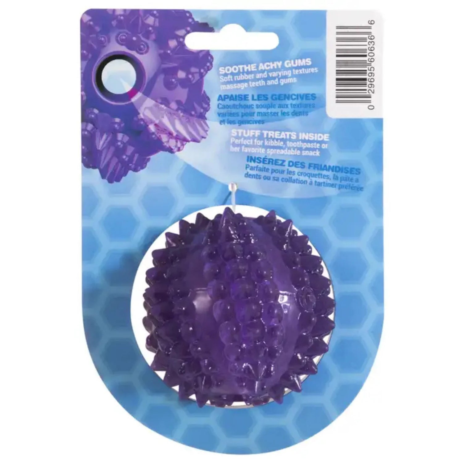 JW Puppy Bristl-ee Cactus Ball Dog & Puppy Toy