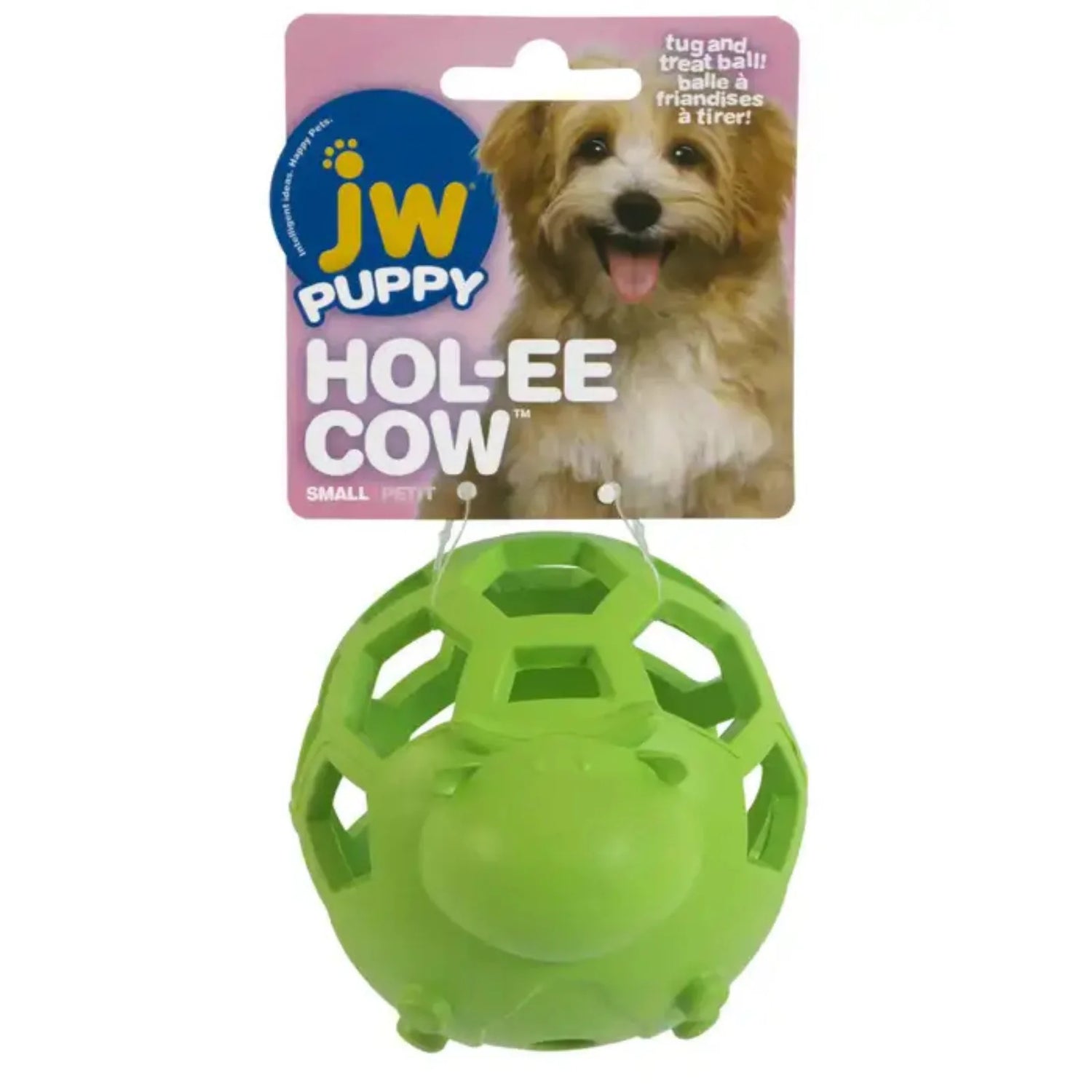 JW Puppy Hol-ee Cow Dog & Puppy Toy (Small)