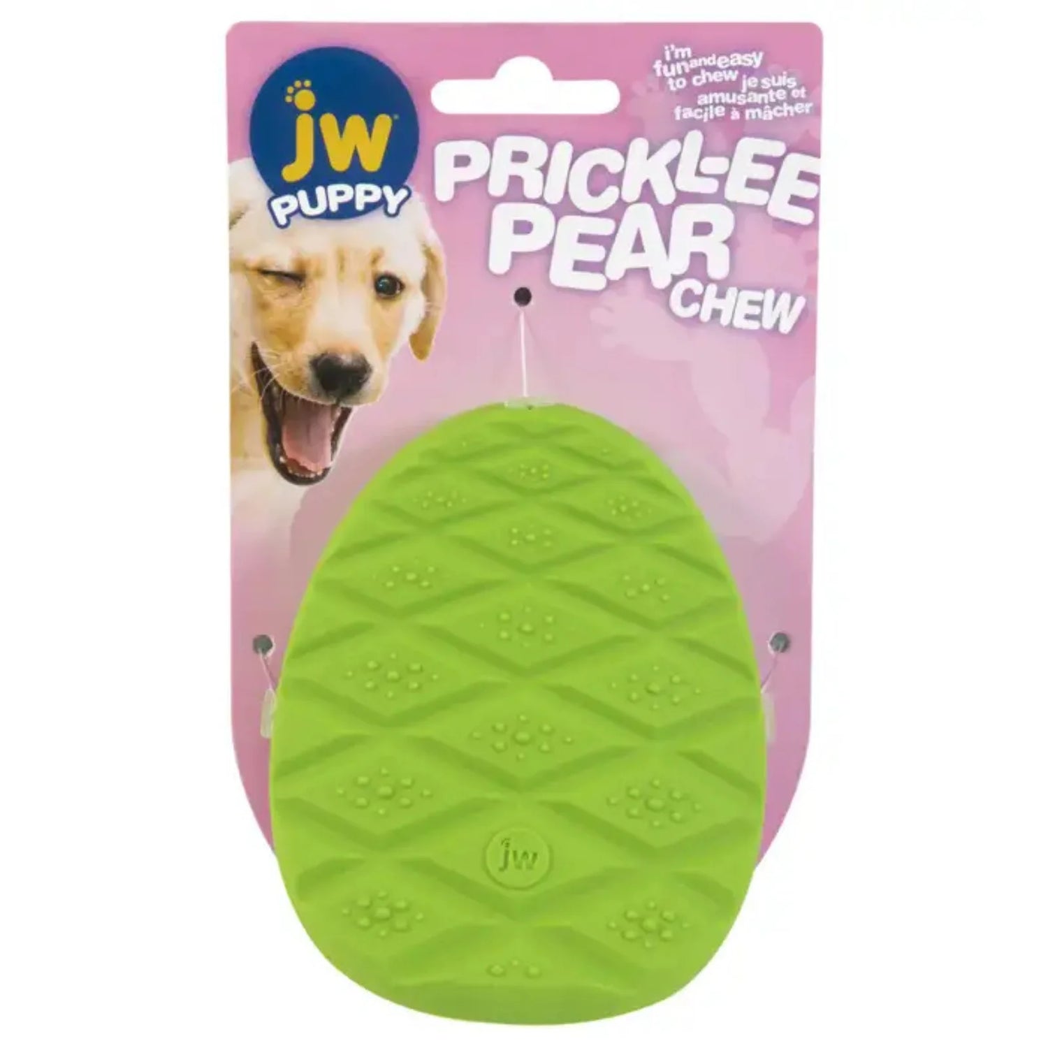 JW Puppy Prickl-ee Pear Teether Chew Dog & Puppy Toy