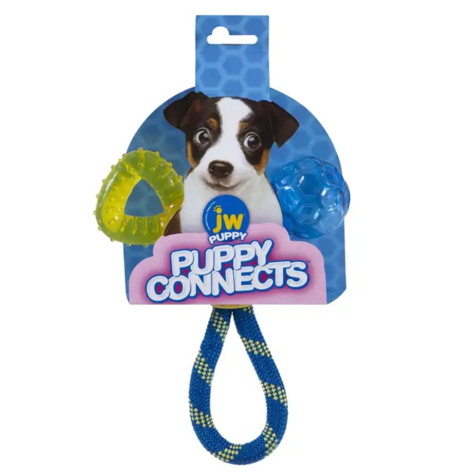 JW Puppy Connects Teething Chew Dog & Puppy Toy