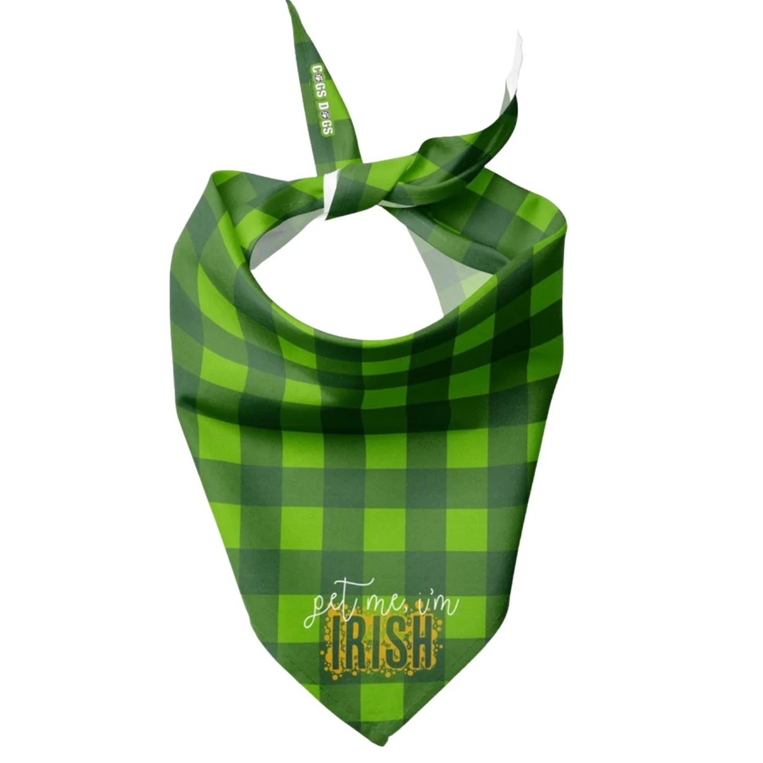 Pet Me I'm Irish Dog Bandana