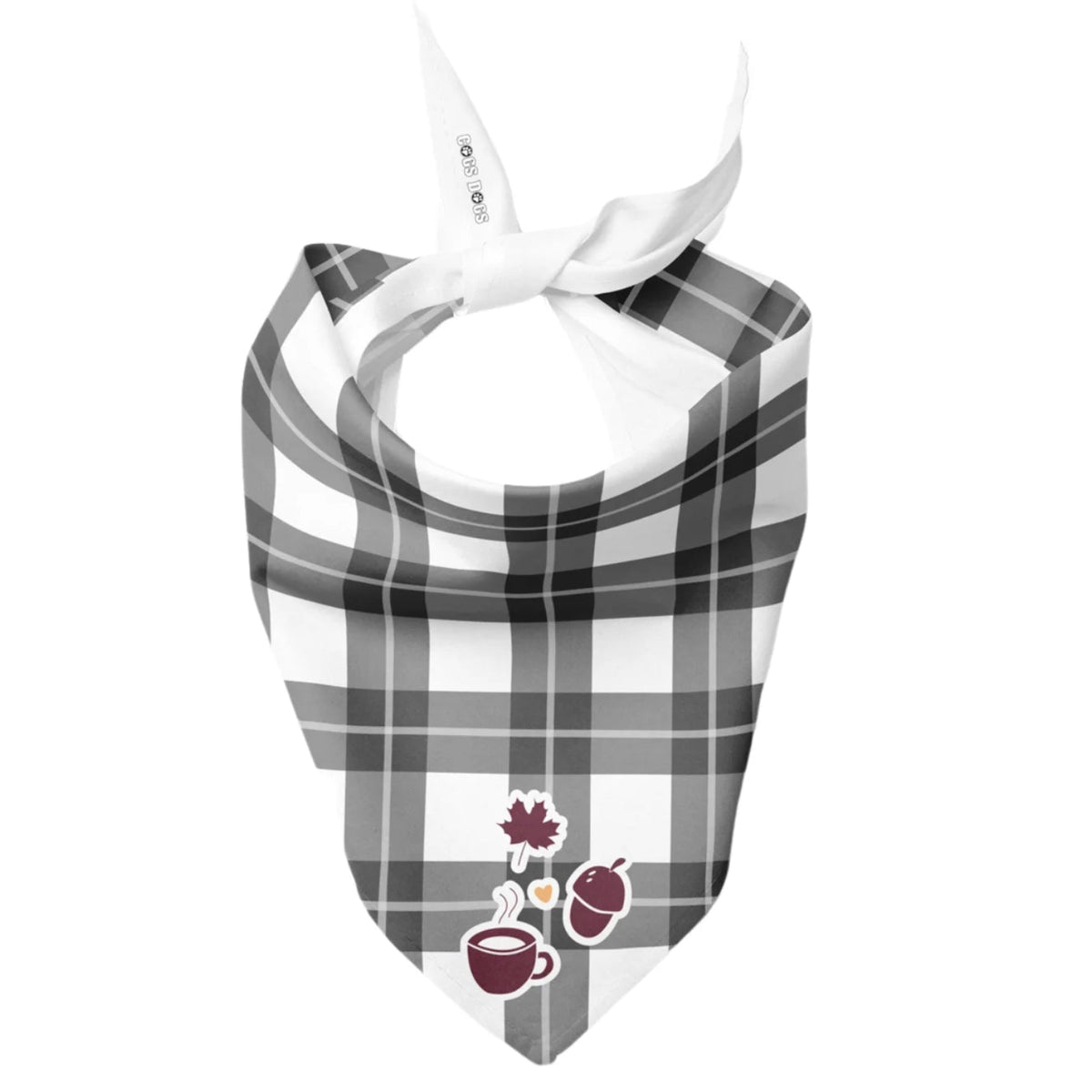 Fall Plaid Dog Bandana