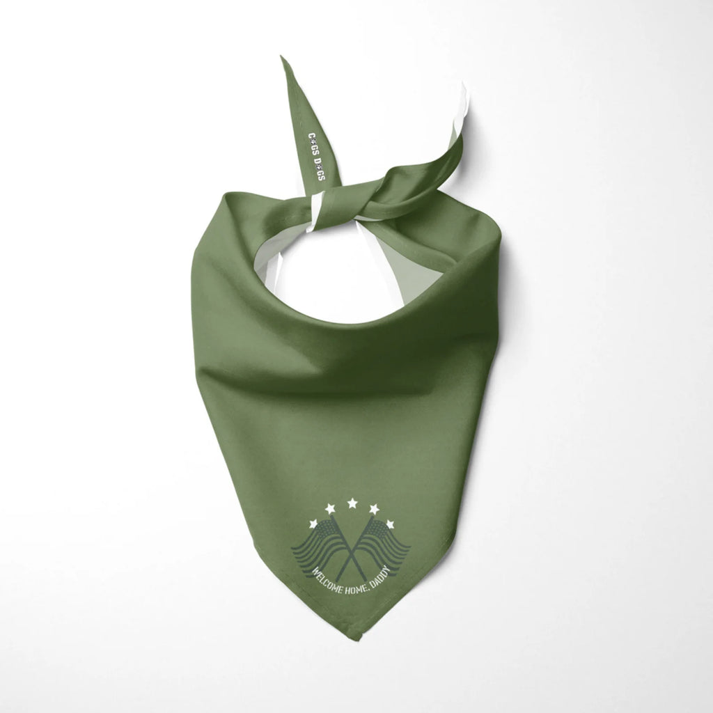 Welcome home dog hot sale bandana