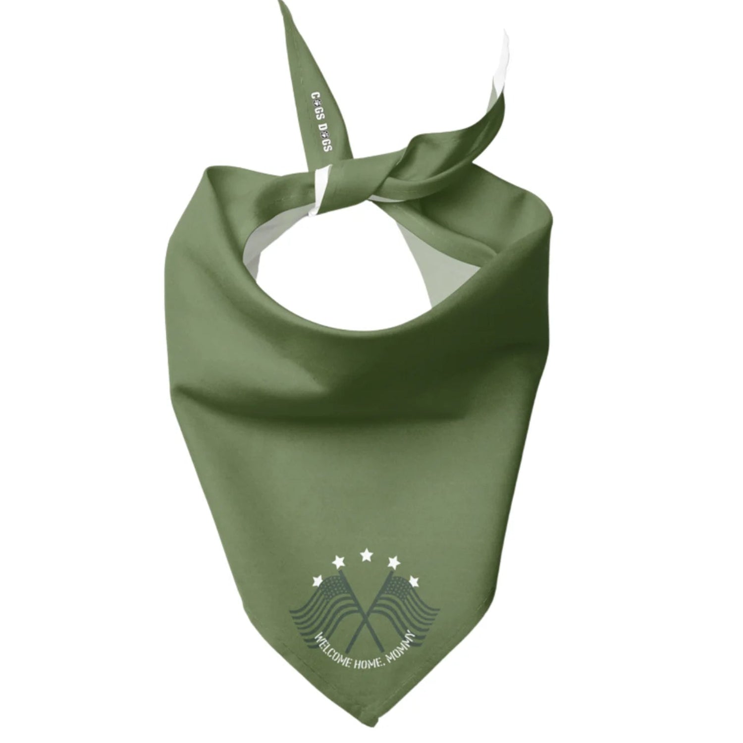 Welcome Home Mommy Military Dog Bandana