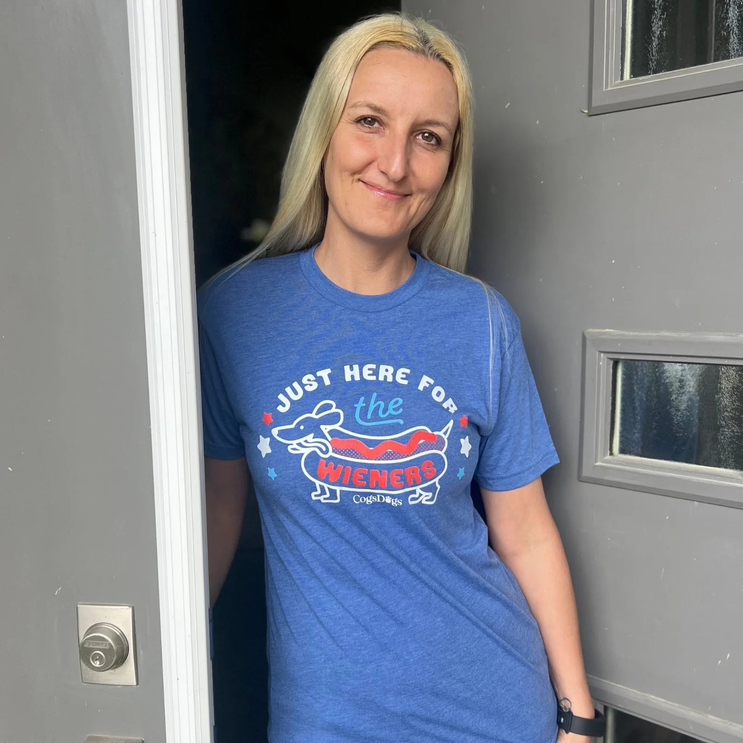 Just Here for the Wieners T-Shirt