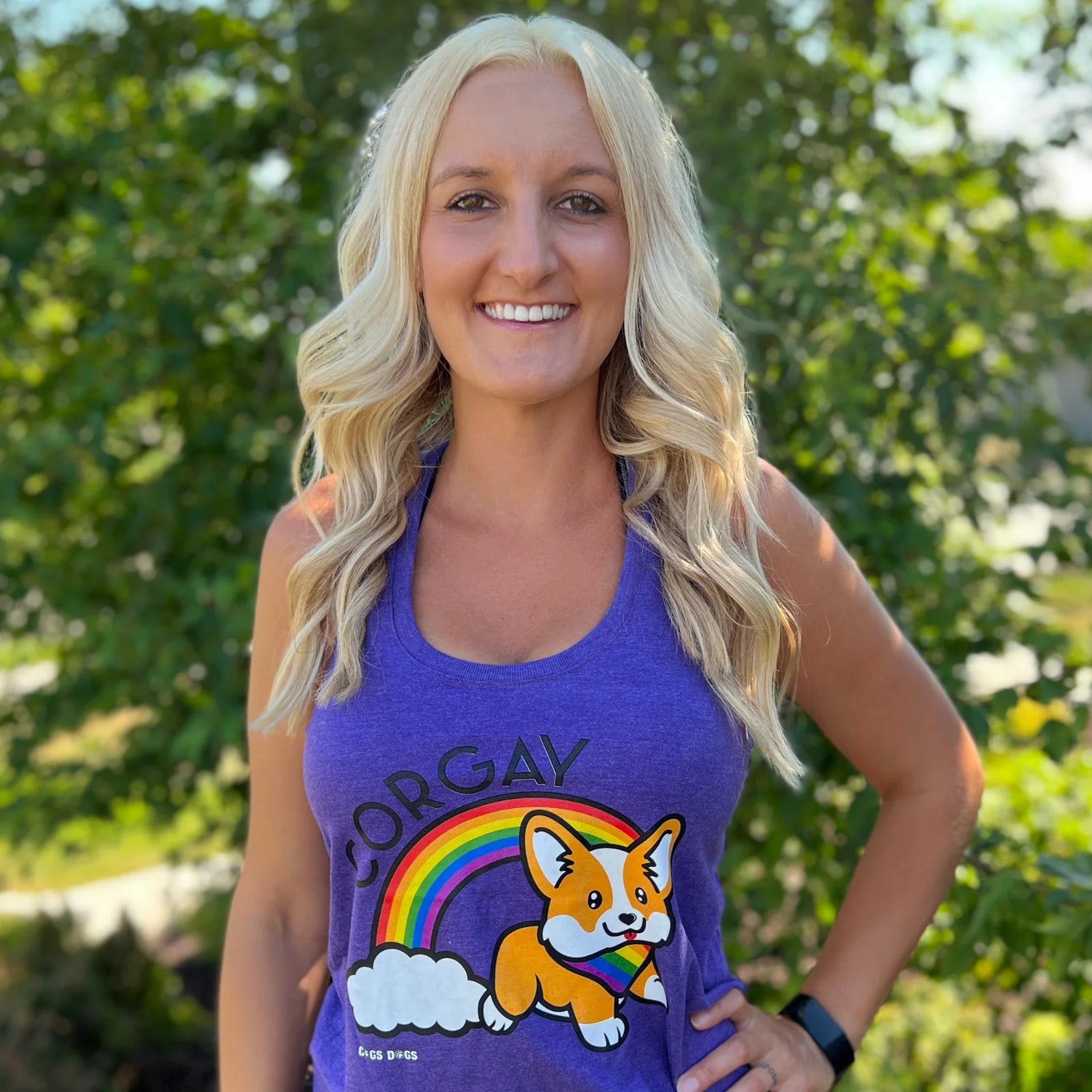 Corgay Women's Racerback Tank
