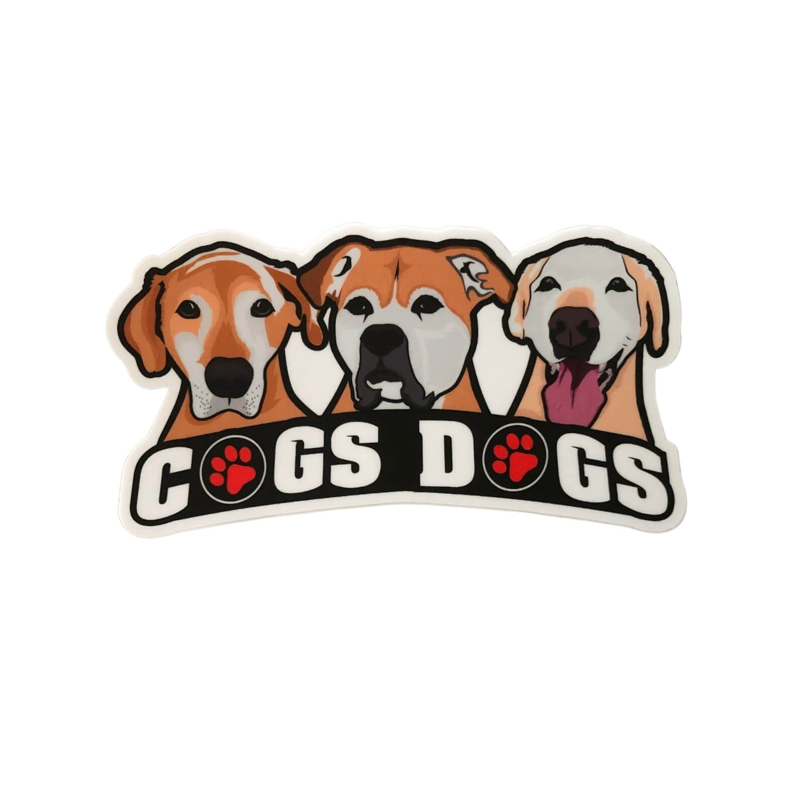 Cogs Dogs Sticker