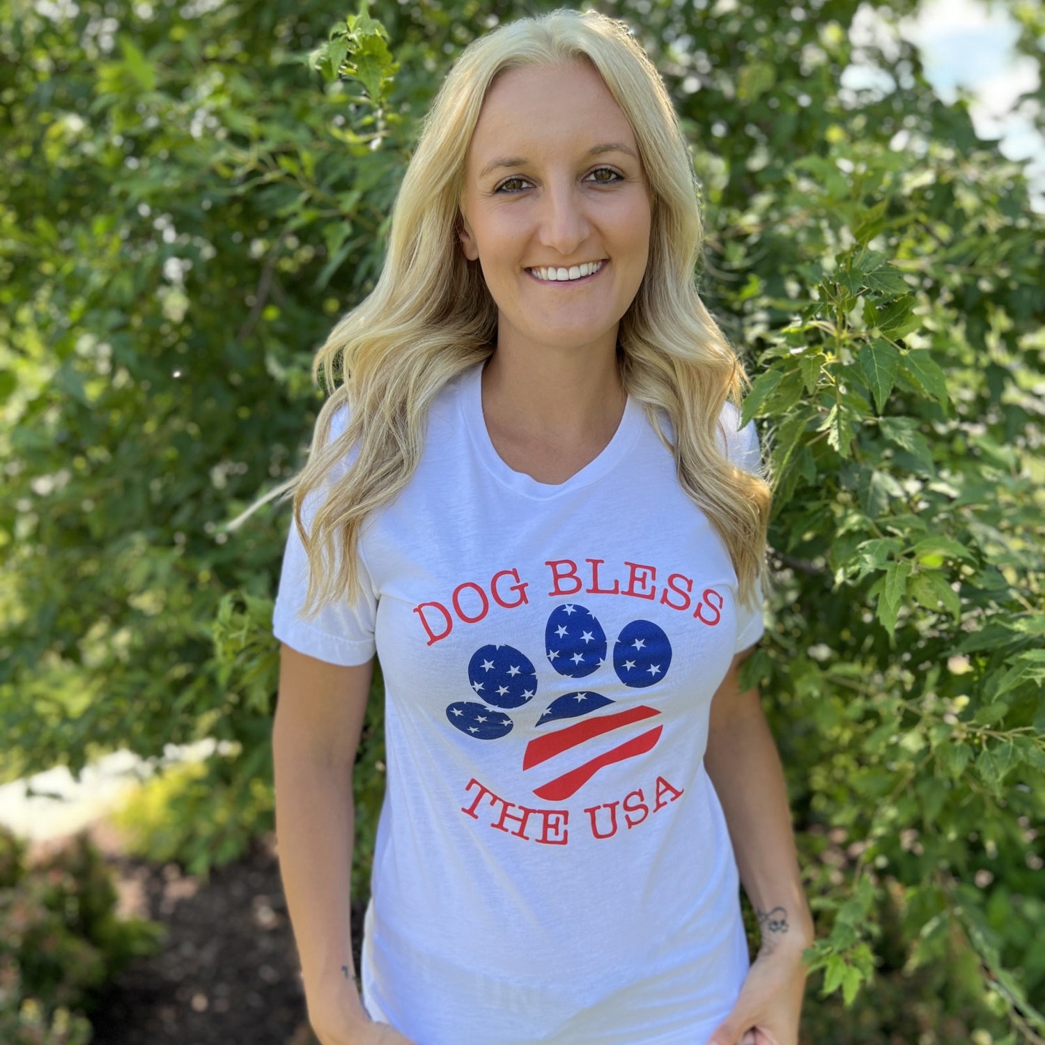 Dog Bless The USA T-Shirt