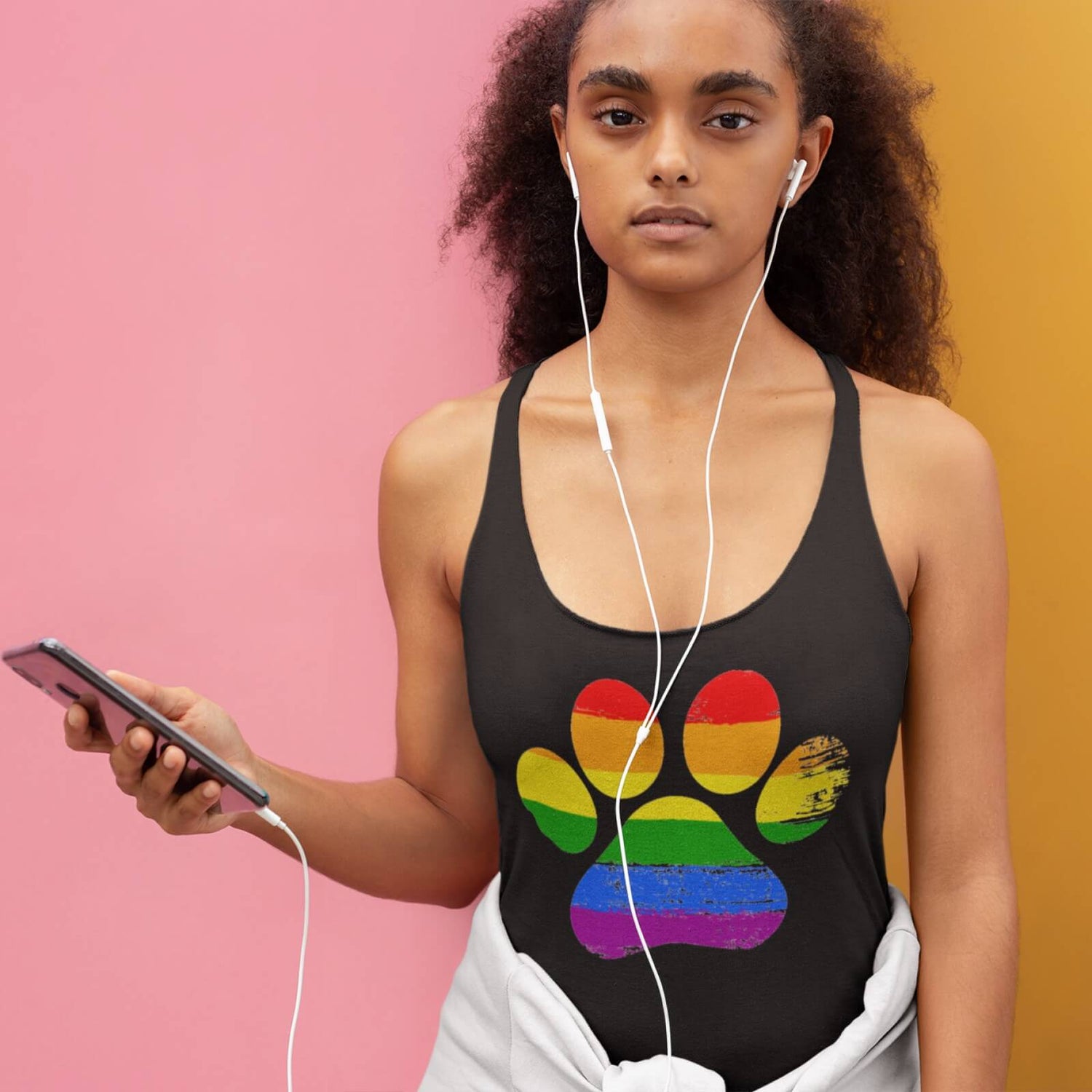 Pride Paw Women's Racerback Tank