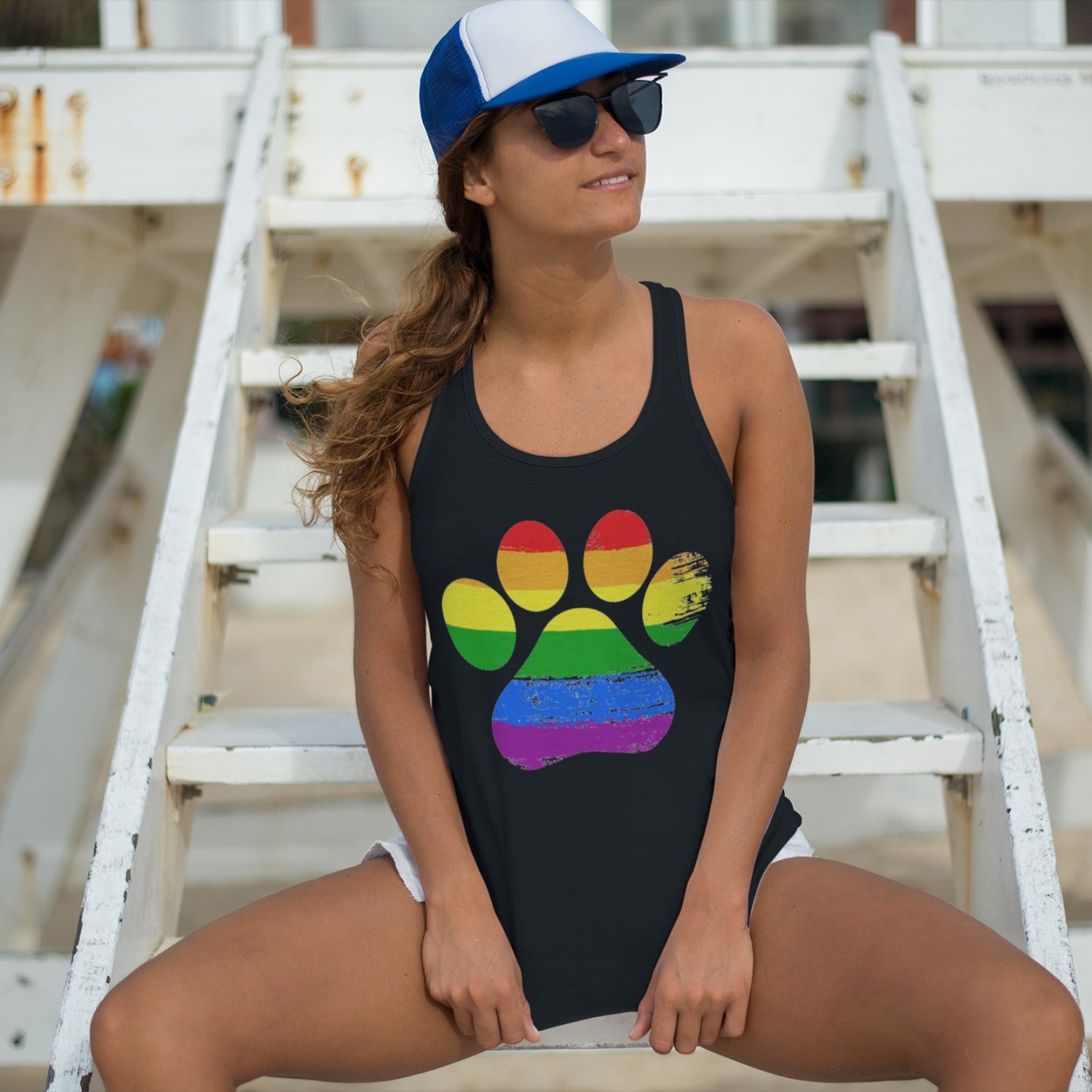 Pride Paw Women's Racerback Tank