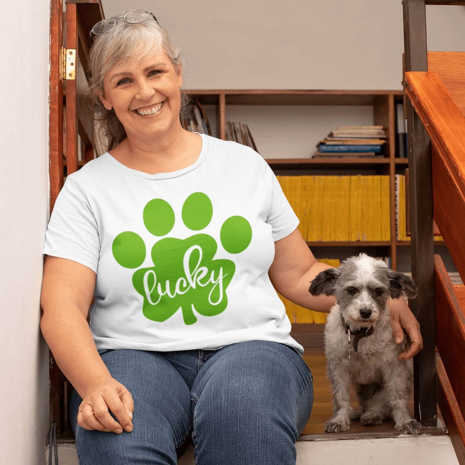 Lucky Dog Paw T-Shirt