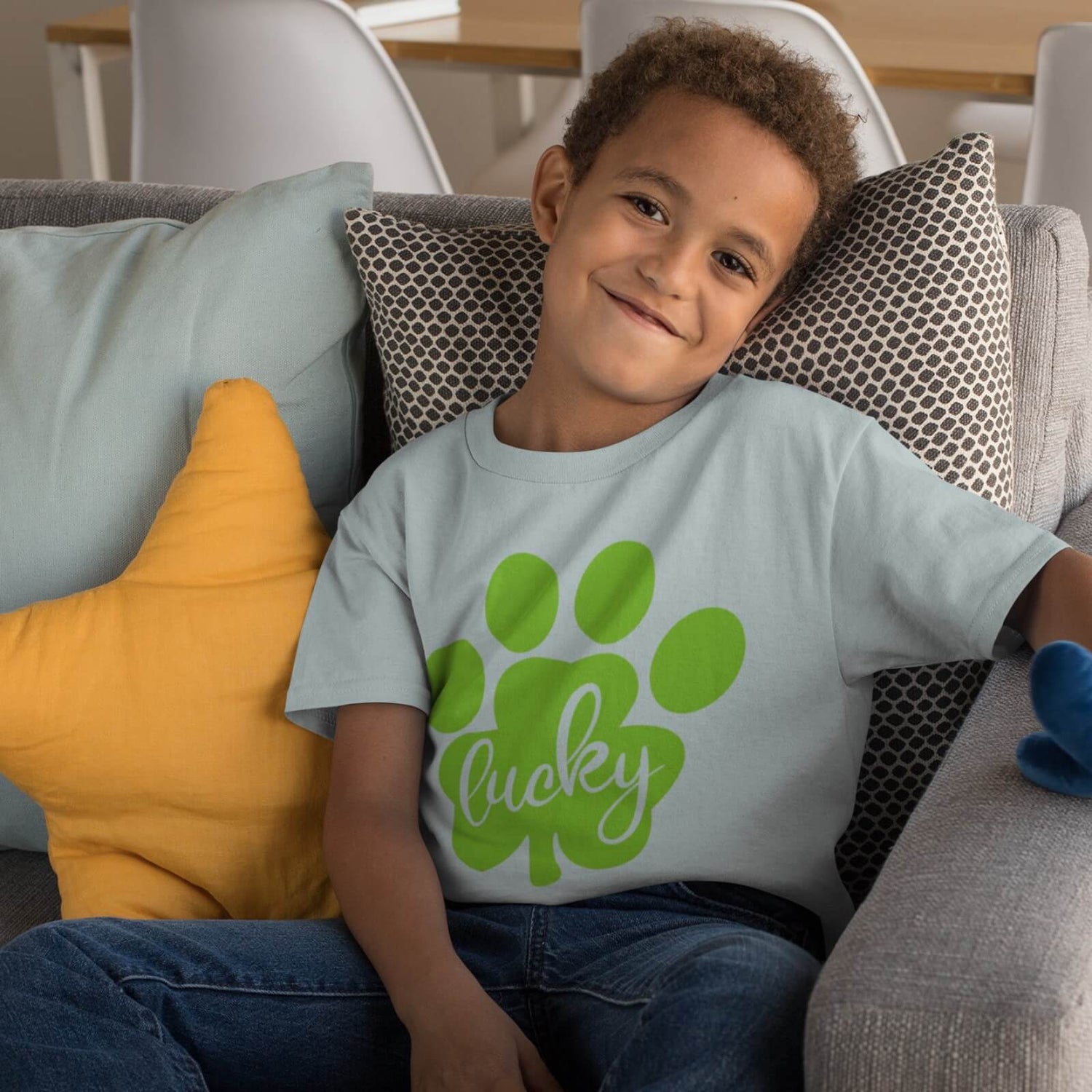 Lucky Dog Paw Youth T-Shirt